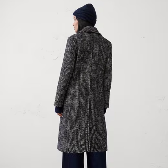 Timeless Topcoat - midnight herringbone (Small - petite) - Picture 2 of 7